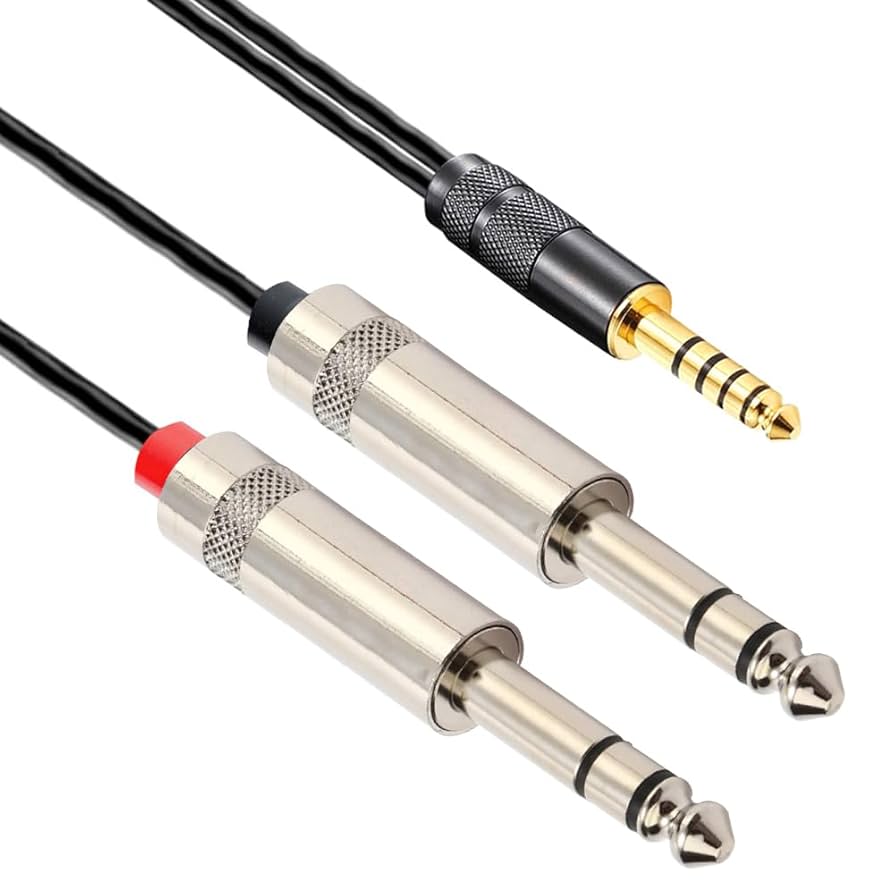 Amazon | luxferre 4.4mm 6.3mm 変換 ケーブル 4.4mm バランス